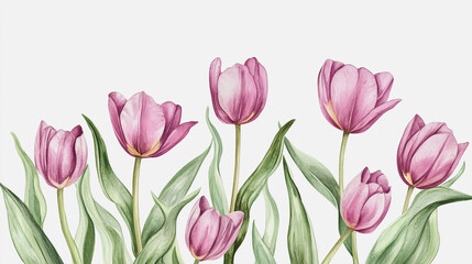 Naklejka premium Elegant wedding invitation card background vector. Minimal hand painted watercolor botanical flowers texture template background. Design for wedding, vip cover, poster, rsvp moderncard.Valentine's Day