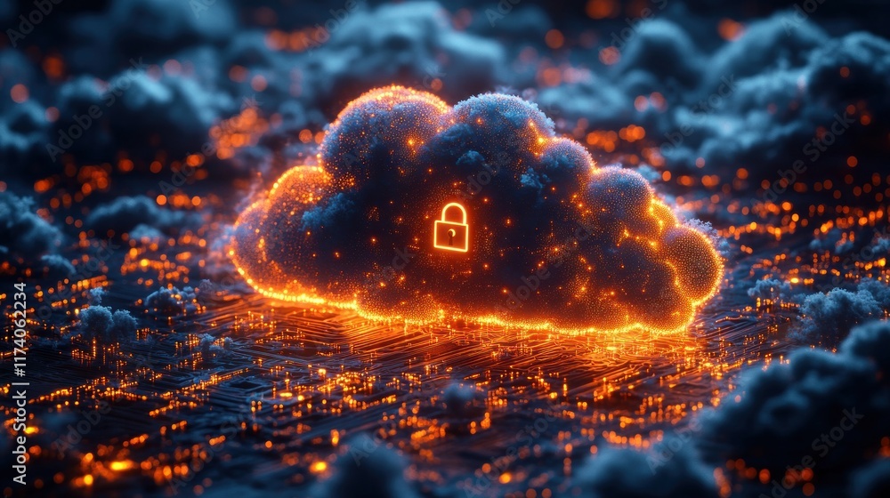 Poster Cloud Security Data Protection Computing Infrastructure Privacy Service Management Risk Compliance Strategy