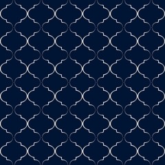 Fototapeta premium moroccan seamless background abstract geometric pattern traditional islamic lantern arabic mosaic elegant motif mosque window