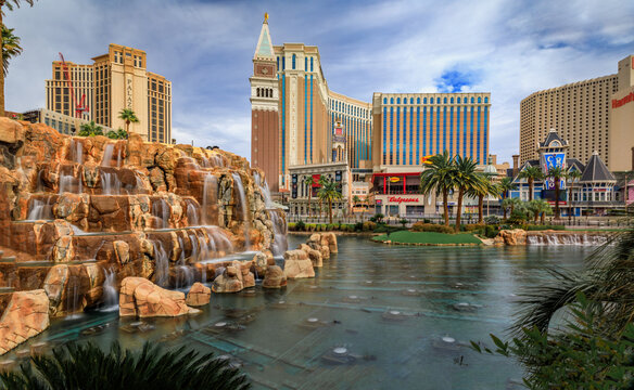 The Venetian Resort Hotel and Casino, a famous luxury hotel in Las Vegas, Nevada
