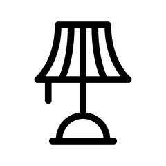 Table lamp icon template