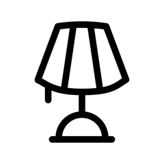 Table lamp icon template