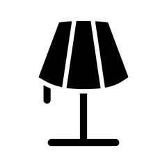 Table lamp icon template