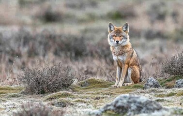The highlands are where one can find the rare and endangered Ethiopian wolf