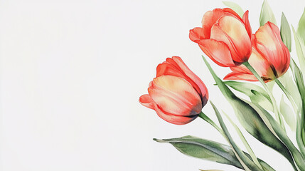 Obraz premium Elegant wedding invitation card background vector. Minimal hand painted watercolor botanical flowers texture template background. Design for wedding, vip cover, poster, rsvp moderncard.Valentine's Day