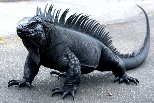 This oviparous lizard, known as the Philippine sailfin lizard (Hydrosaurus pustulatus), thrives on several Philippine islands and is also spotted in New Guinea and Eastern Indonesia