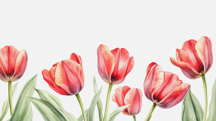 Fototapeta premium Elegant wedding invitation card background vector. Minimal hand painted watercolor botanical flowers texture template background. Design for wedding, vip cover, poster, rsvp moderncard.Valentine's Day