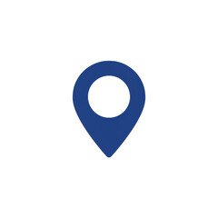 location icon isolated on transparent backgrooound