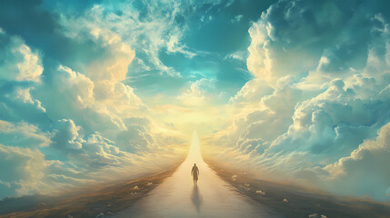 path eternal leading heavenly paradise