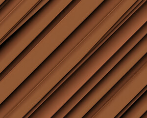 Obraz premium Abstract Diagonal Brown Stripes Pattern