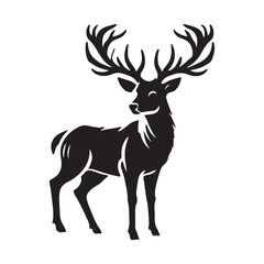 deer silhouette vector
