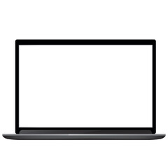 laptop isolated on white background