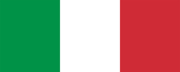 Flag of Italy, long version, Vector Images