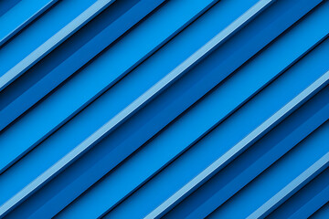 Abstract Diagonal Pattern of Blue Rectangles