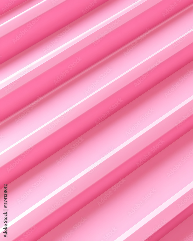 Poster abstract diagonal pink rectangular pattern