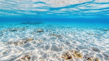 Obraz premium Serene Underwater Landscape with Soft Natural Light