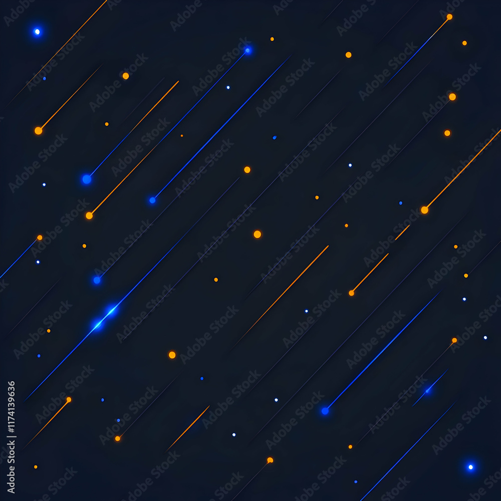 Poster abstract background with glowing lines