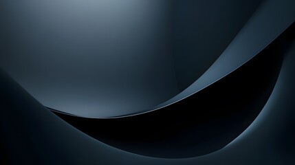 A spacious studio with a sleek black gradient backdrop, perfect for product displays and advertising compositions