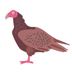 Turkey vulture icon clipart avatar logotype isolated illustration