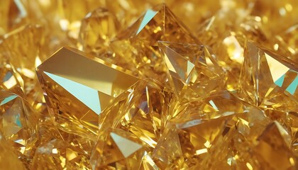  Abstract texture background with holographic diagonal yellow lines on black background.