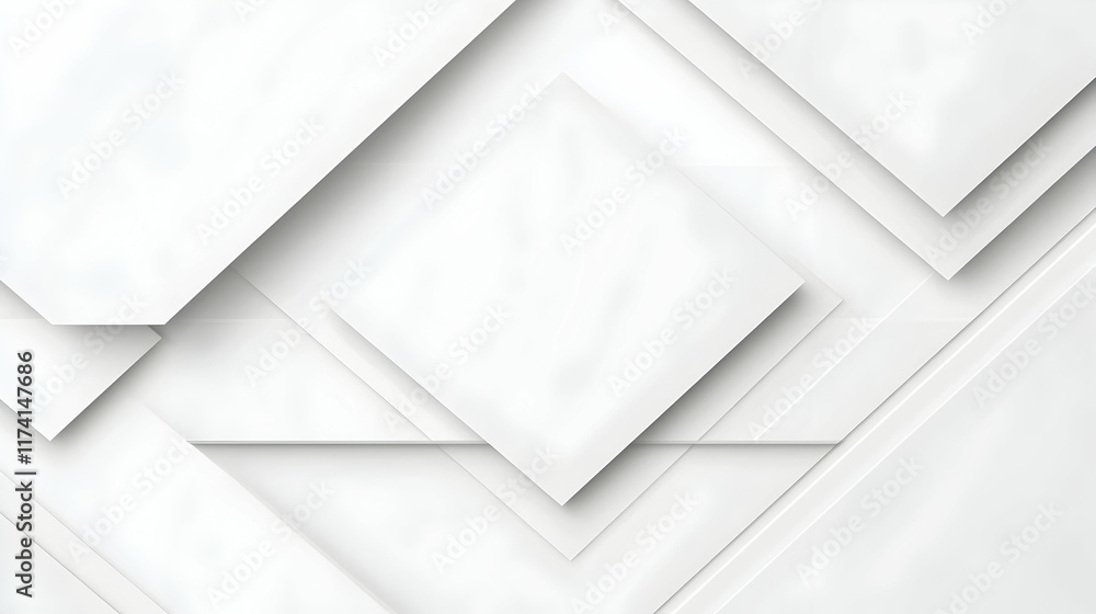 Poster abstract grayscale geometric background with overlapping layered shapes creating a modern and minima