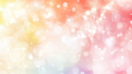 A vibrant, soft-focus background with colorful bokeh effects, ideal for design projects.