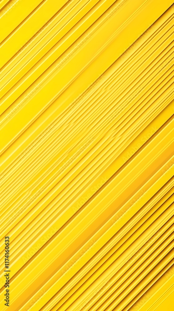 Poster abstract yellow diagonal line pattern