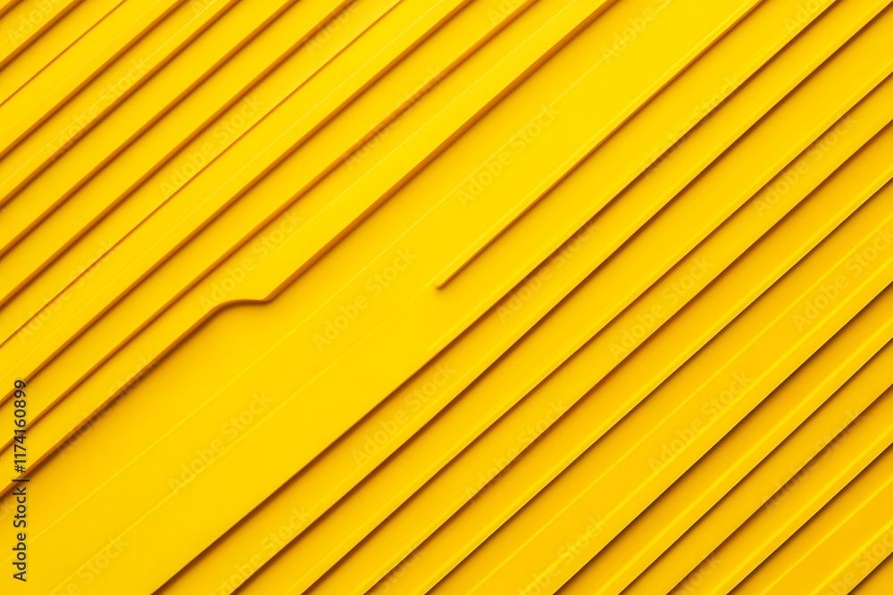 Poster abstract yellow diagonal linear pattern
