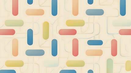 Colorful abstract ethnic patterns with artistic and creative influences in a vivid and bold style