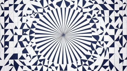 Ethnic decorative artwork featuring geometric layouts and intricate patterns in bold and subtle tones