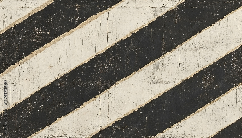 Poster abstract diagonal stripes background texture in black and beige. perfect for design projects needing