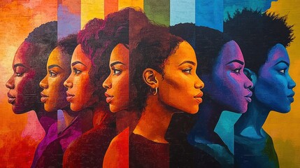 Mural Celebrating African Heritage and Unity on Black Awareness Day