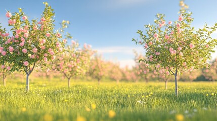 Struggling Fruit Trees in Urban Orchard Setting