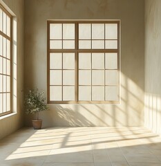 Black Vertical Frame Mockup Close Up Minimalist Art Style Soft Light Clean Lines Neutral Colors