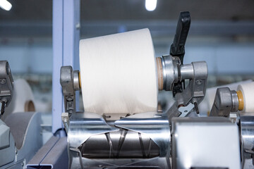 Mechanical equipment in spinning mill operation