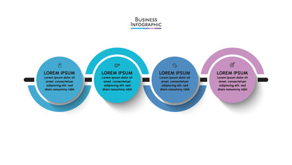 Business data visualization. timeline infographic icons designed for abstract background template milestone element modern diagram process technology digital marketing data presentation chart Vector