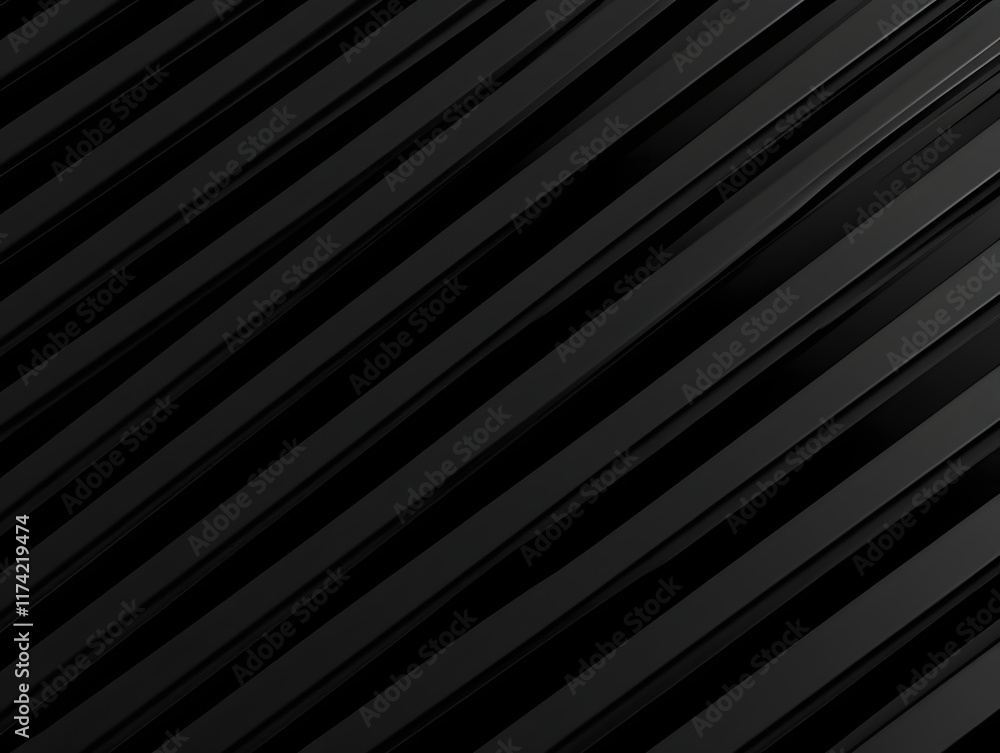 Poster diagonal black stripe pattern