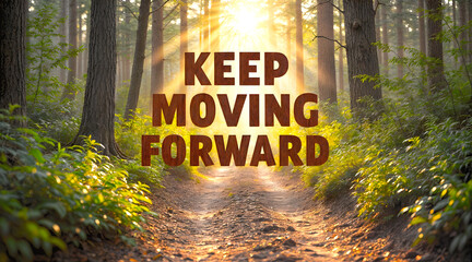 keep moving forward