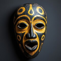 Abstract Tribal Mask with Unique Designs