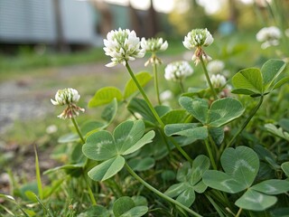 grass and flowers generative ai