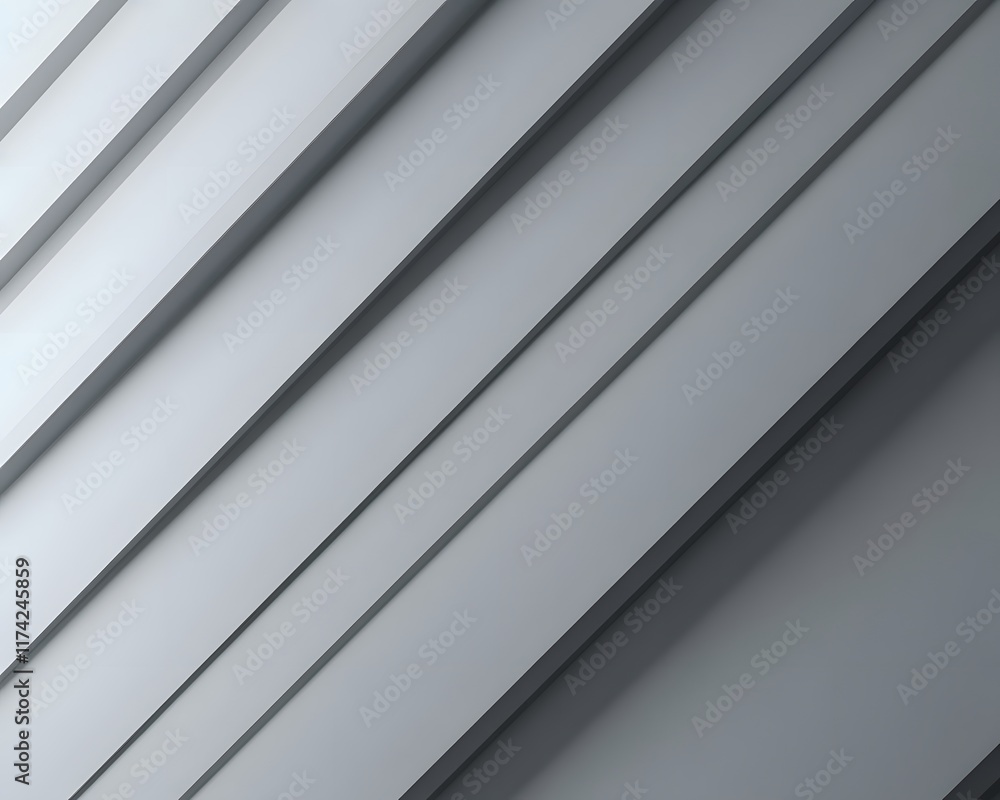 Poster diagonal parallel gray rectangles