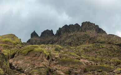 El Cuchillar de las Navajas, panoramic view of the upper Gredos