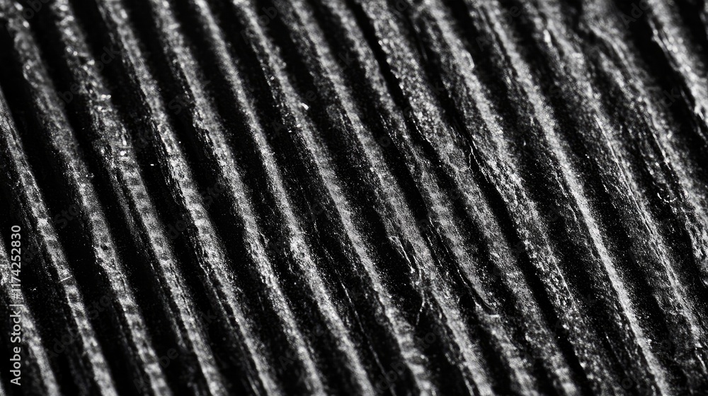 Poster black corrugated paper texture for craft projects elegant background for design and branding with em
