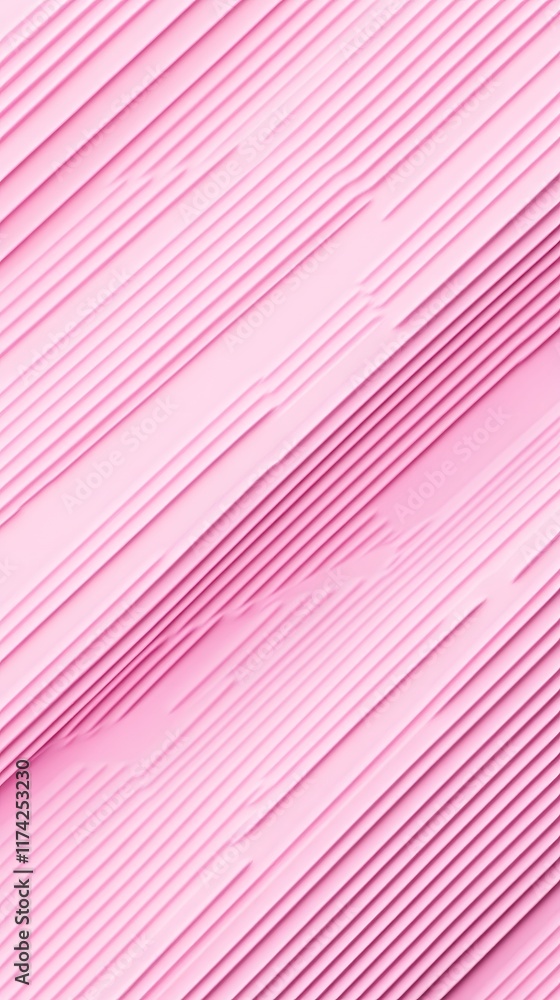 Poster diagonal pattern of light pink parallel lines