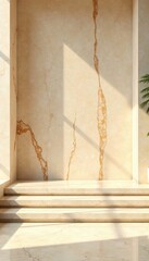 Smooth marble texture concrete wall with warm beige background, concrete, sophisticated