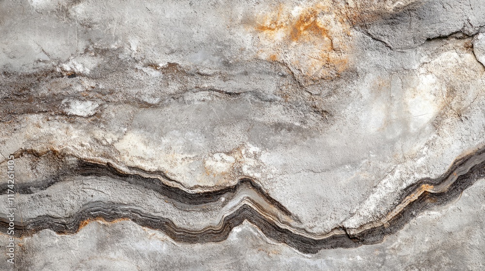 Poster Urban Abstract Texture of Weathered Concrete with Striking Natural Patterns and Earthy Tones Ideal for Backgrounds and Design Projects