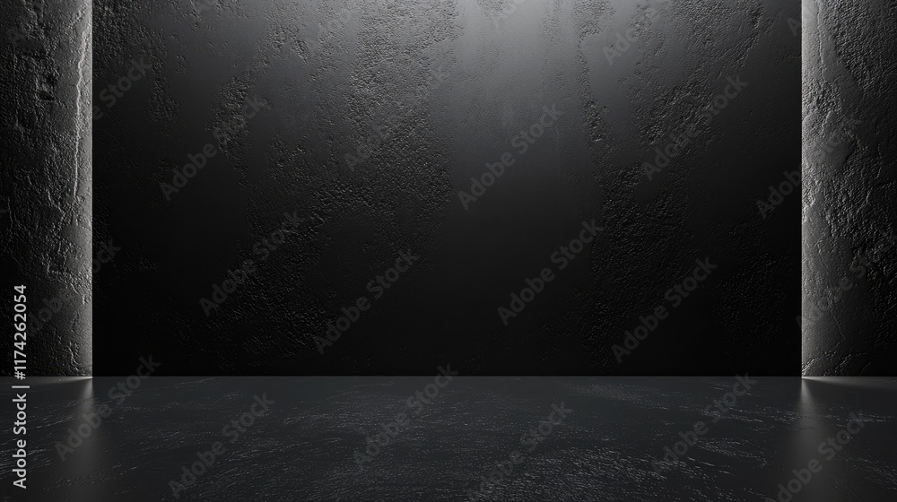 Poster textured dark concrete wall background for professional presentations and visual projects