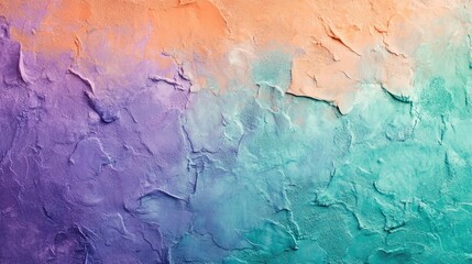 Obraz premium Abstract Fluid Gradient Background with Pastel Blue Orange Green Purple Textures in Contemporary Aesthetic Design for Artistic Applications