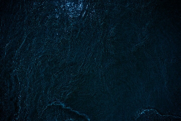 dark blue water