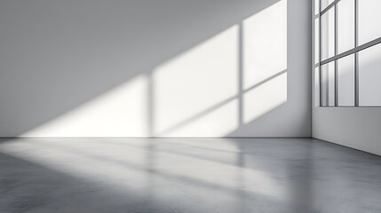 Fototapeta premium Modern space design minimalist interior contemporary environment